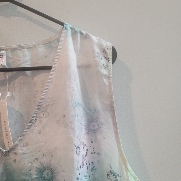 NWT Womens Floral Sleeveless 1X Lightweight OrderPlus - Picture 3 of 11